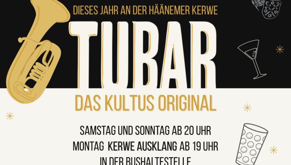 Die TUBAR hat geöffnet!